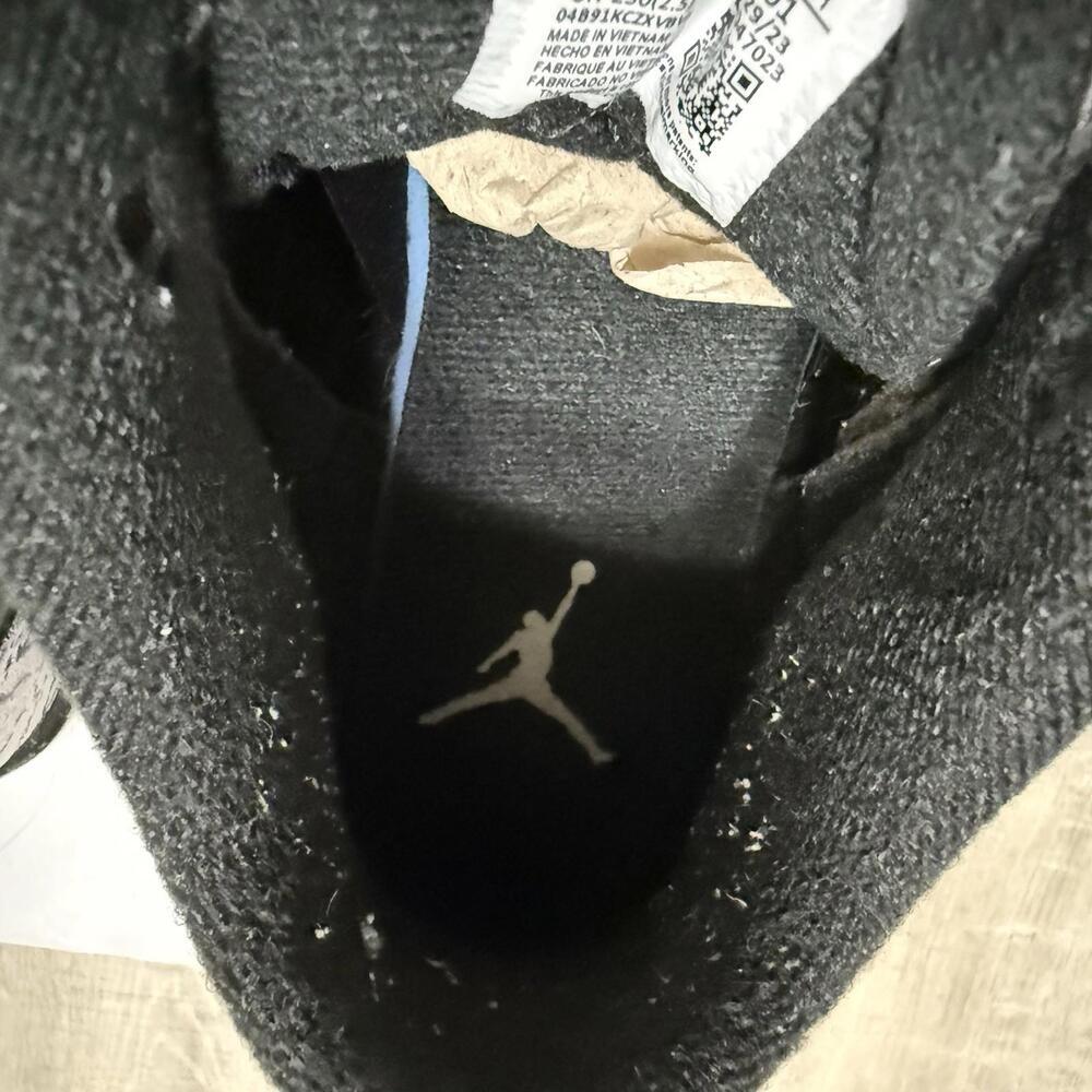 Nike Air Jordan 3 Retro OFF NOIR  Black CK9246-001 Womens Size 6 - Picture 6 of 10